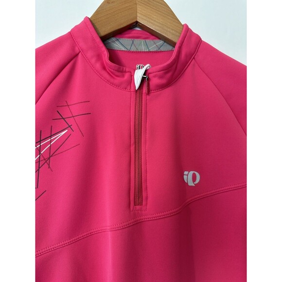 PEARL IZUMI Jersey Women's Pink white Elite Cycling shirt lightweight Pro Medium - Picture 4 of 15